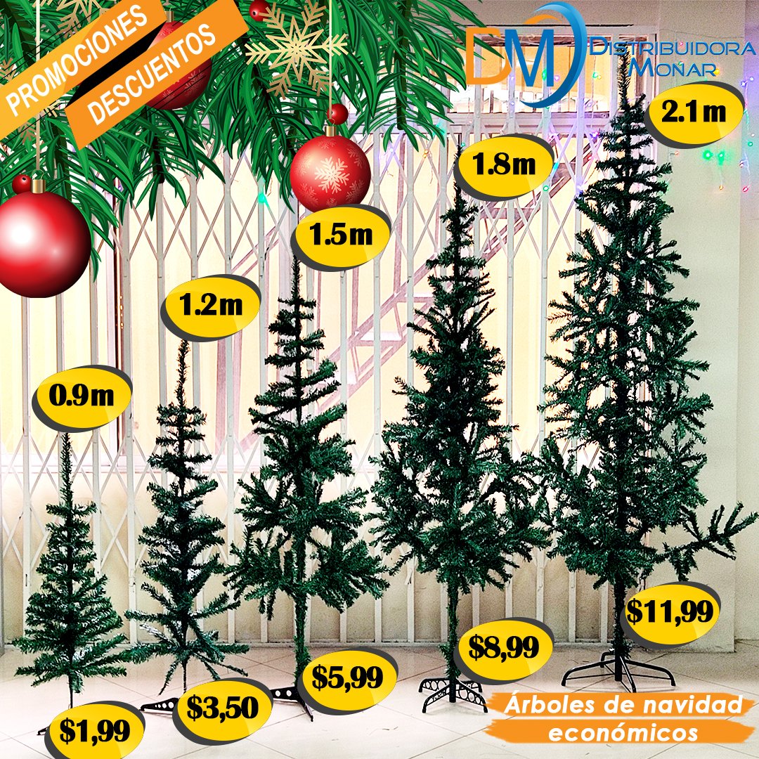 Árboles De Navidad Económicos - Importadora y Distribuidora Monar
