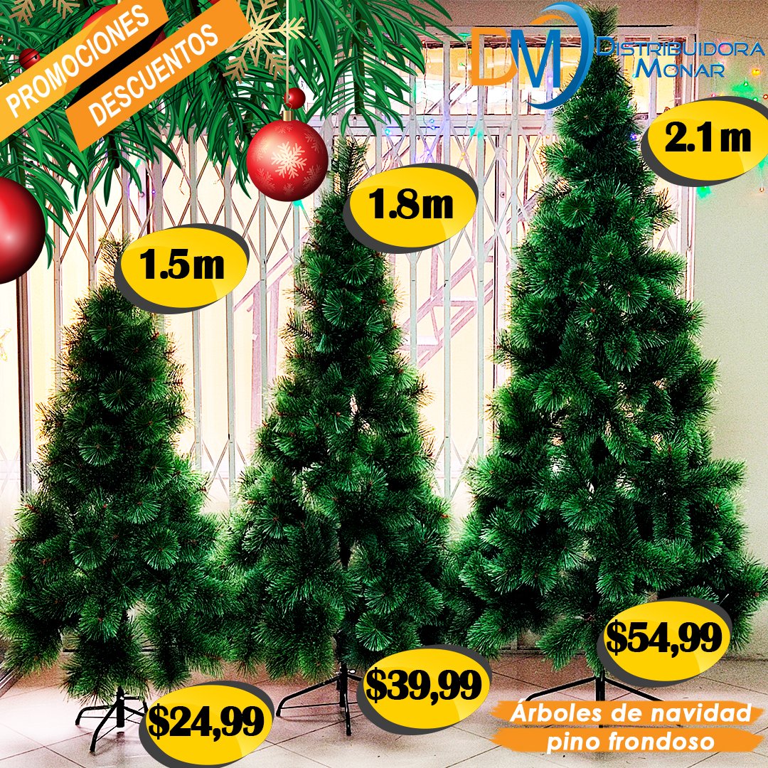 Árboles De Navidad Tipo Pino - Importadora y Distribuidora Monar