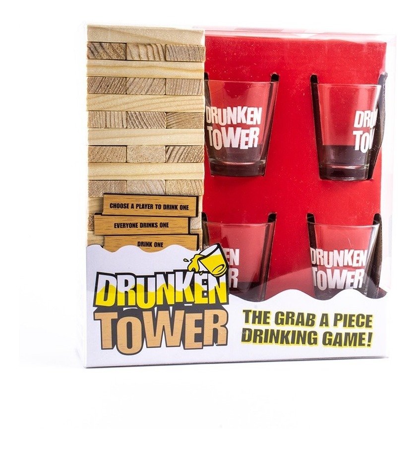 Ripley - JUEGO DRINKING TOWER 17X21X8CM