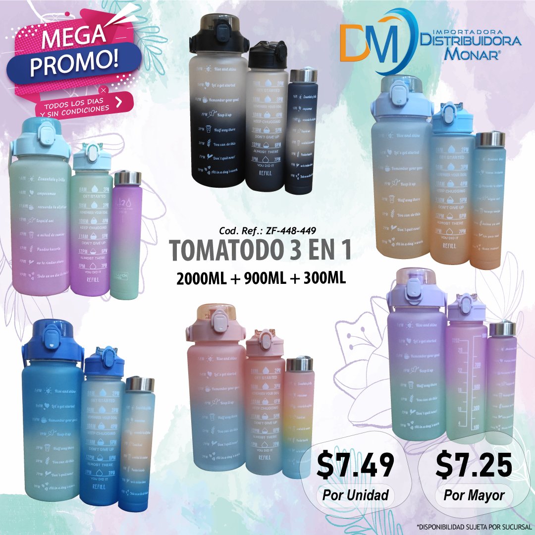 Tomatodo Plástico AS Importado para agua fría - JM PERÚ PUBLICIDAD