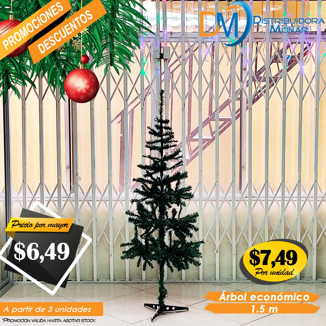 Árbol De Navidad Económico 150 cm - Importadora y Distribuidora Monar