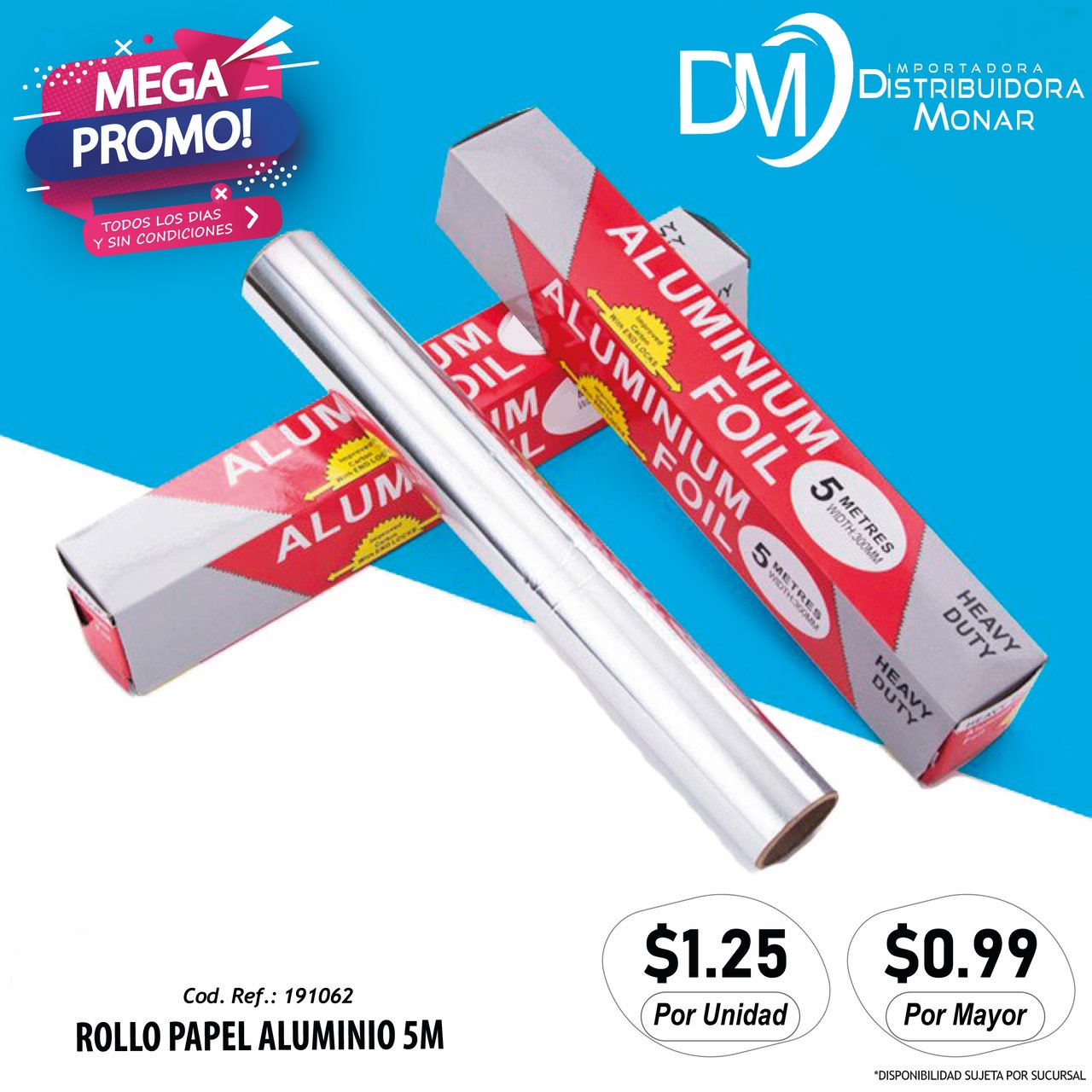 Papel Aluminio Adhesivo (Rollo 5 Metros) – Online Store