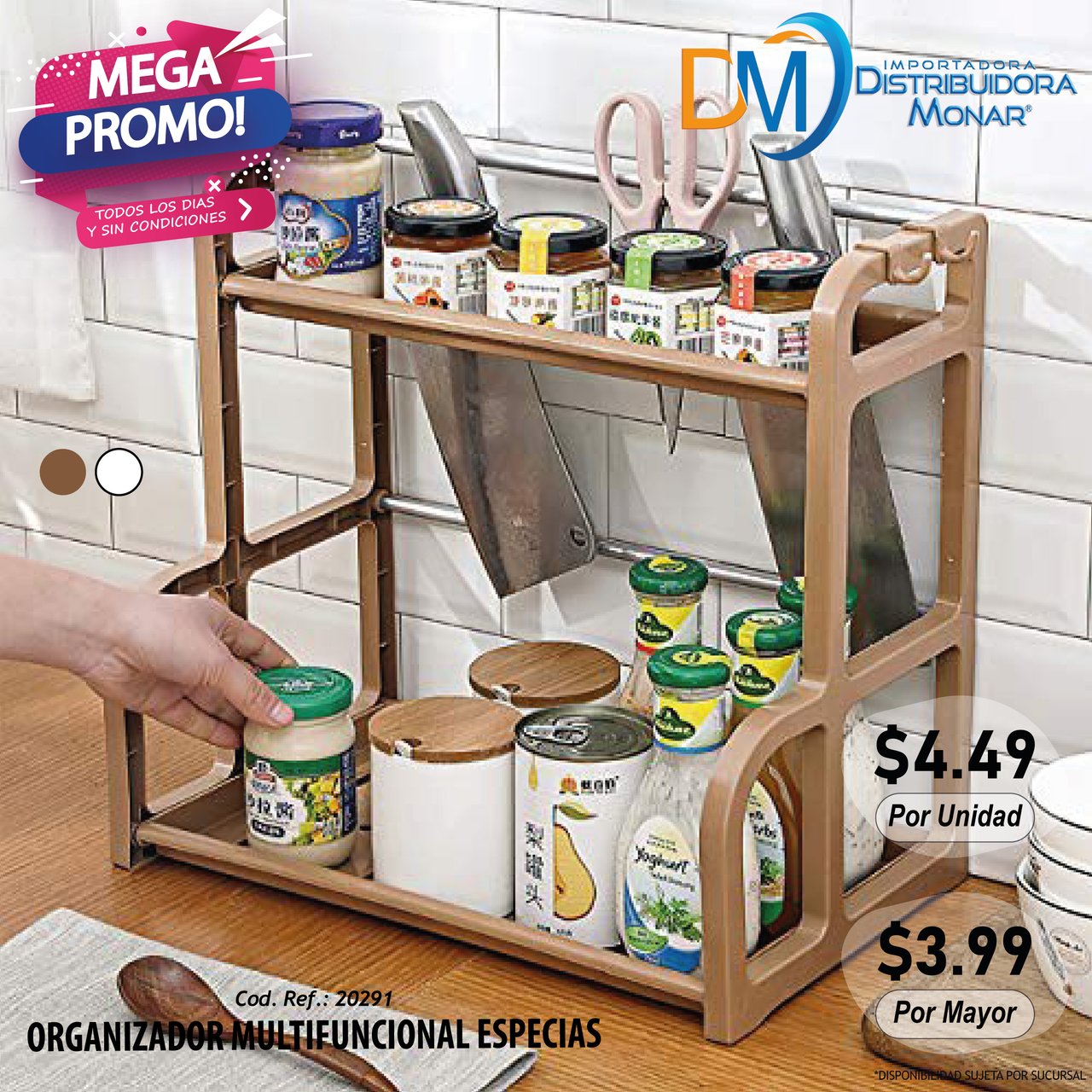 ORGANIZADOR EXPANDIBLE PARA ESPECIAS – Las Organizers